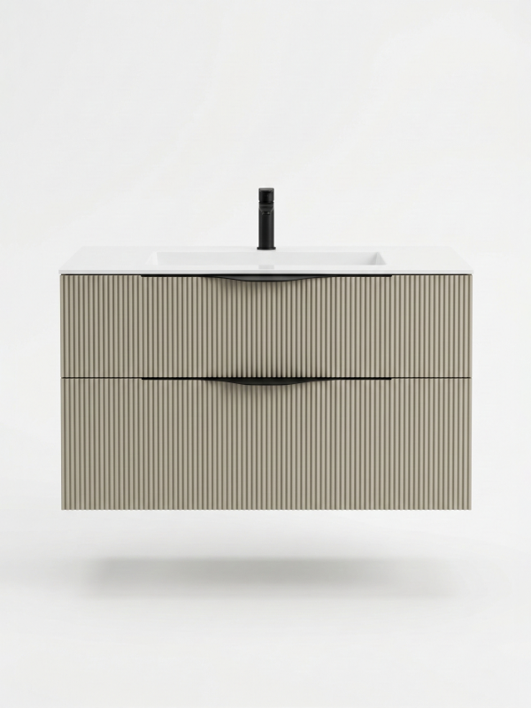 Тумба Style ТП2-100 мокко матовий під умивальник Erika 100