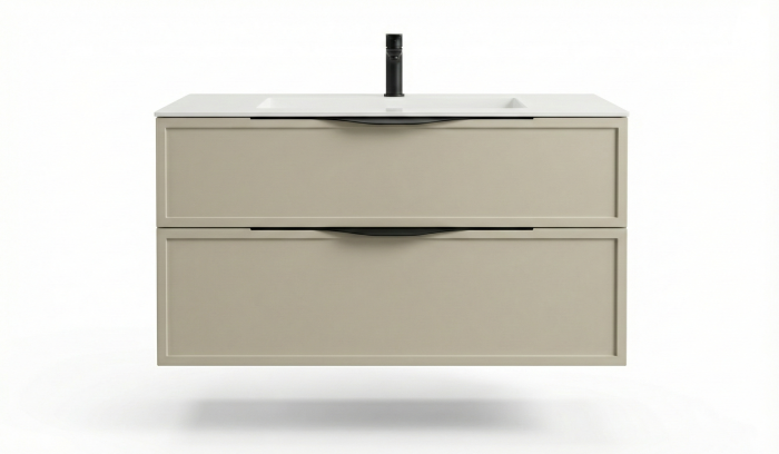 Тумба Erika ТП2-100 мокко матовий під умивальник Erika 100