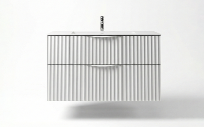 Тумба Style ТП2-100 білий матовий під умивальник Erika 100