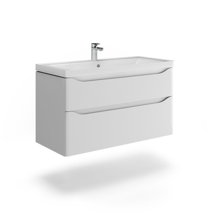 Тумба підвісна "MILANA" ML1-80 під умивальник SAVA-80