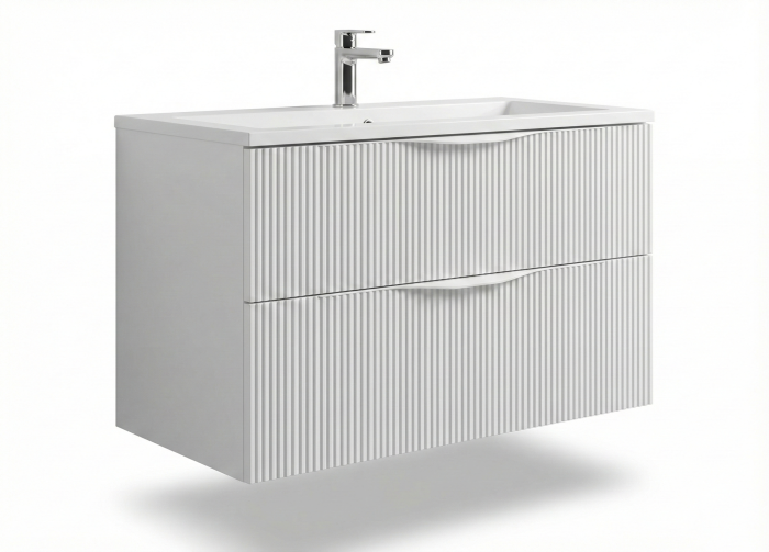 Тумба Style ТП2-85 білий матовий  під умивальник Streng 85