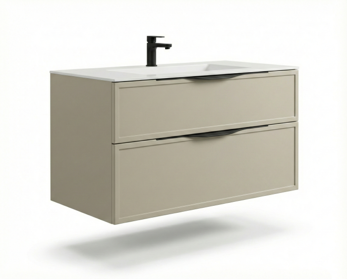 Тумба Erika ТП2-100 мокко матовий під умивальник Erika 100