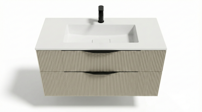 Тумба Style ТП2-100 мокко матовий під умивальник Erika 100