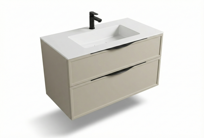 Тумба Erika ТП2-100 мокко матовий під умивальник Erika 100