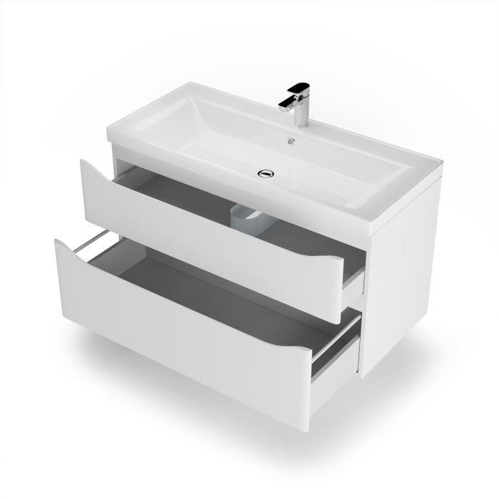 Тумба підвісна "MILANA" ML1-80 під умивальник SAVA-80