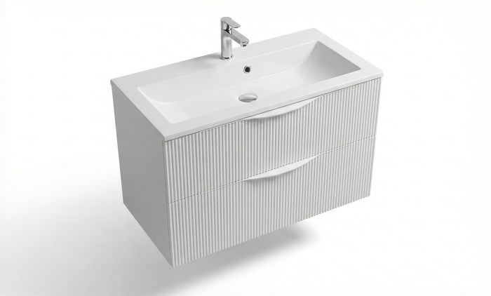 Тумба Style ТП2-85 білий матовий  під умивальник Streng 85