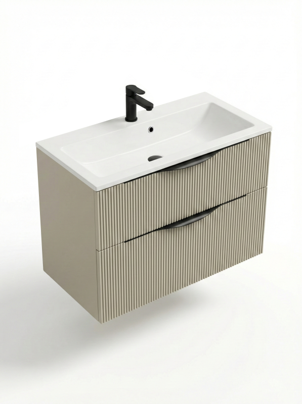 Тумба Style ТП2-85 мокко матовий під умивальник Streng 85