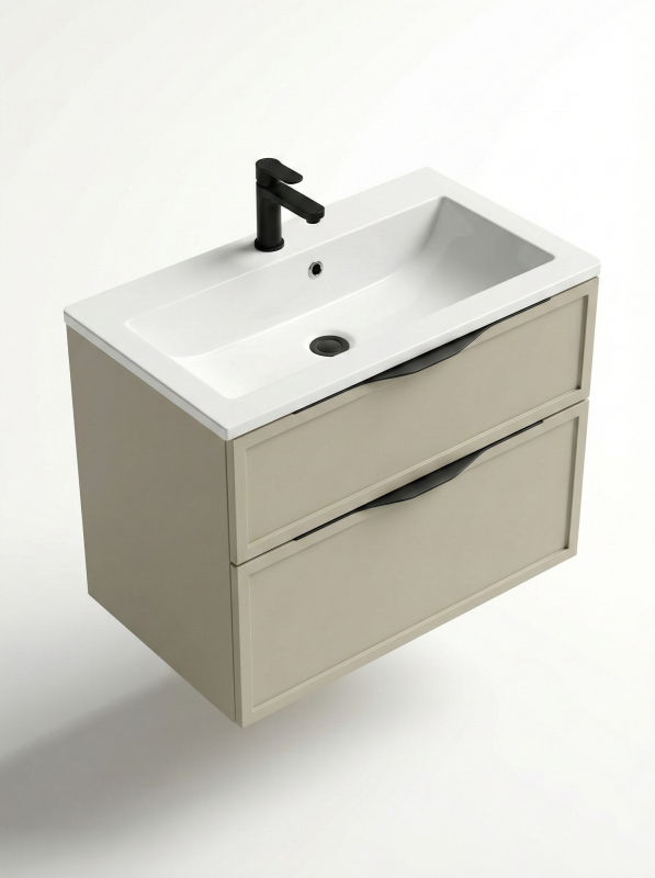 Тумба Erika ТП2-85 мокко матовий під умивальник Streng 85