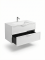 Тумба Erika ТП2-100 білий матовий під умивальник Erika 100