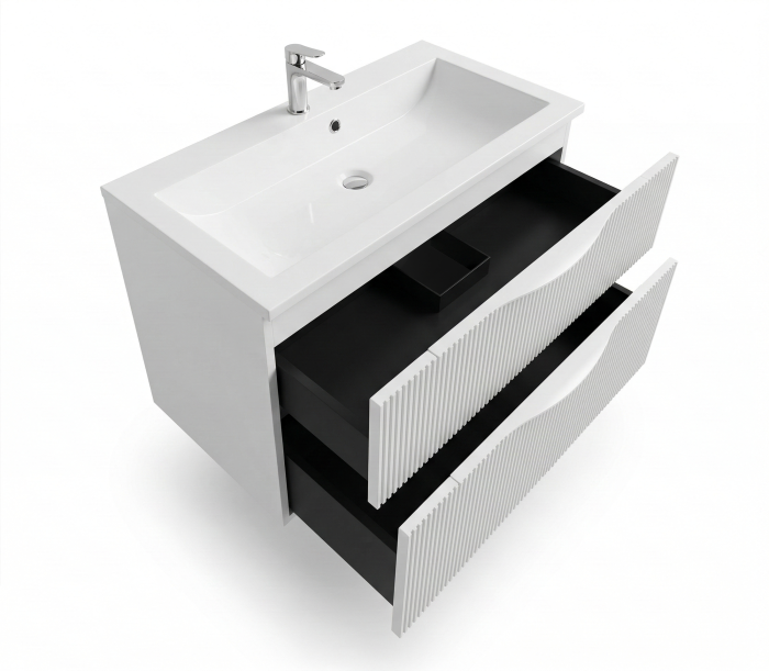 Тумба Style ТП2-85 білий матовий  під умивальник Streng 85