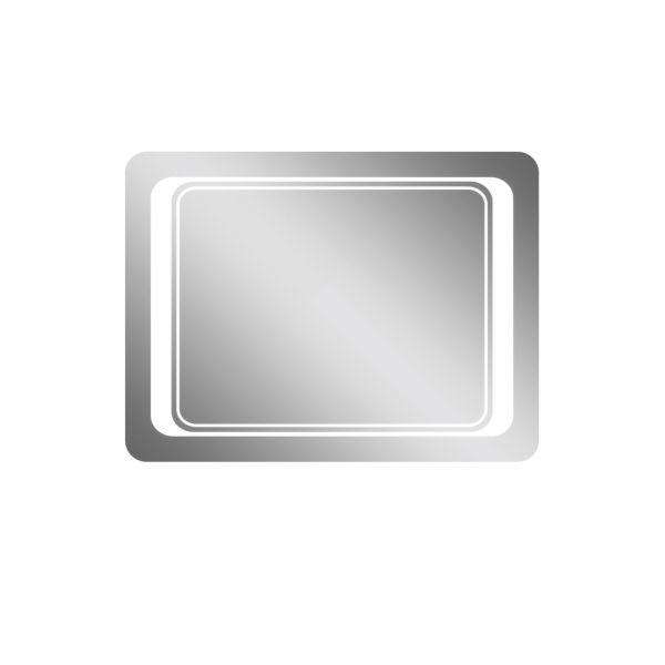 Дзеркало у ванну "Prime" PRM-80 з LED підсвіткою, сенсорним вимикачем та підігрівом