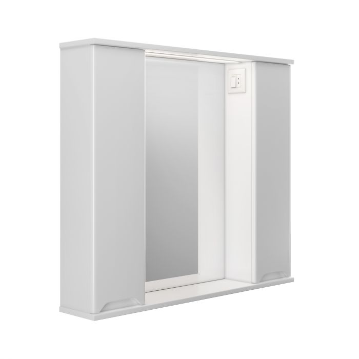 Шафа навісна з дзеркалом "PRIME" PRMC-90 з LED підсвіткою