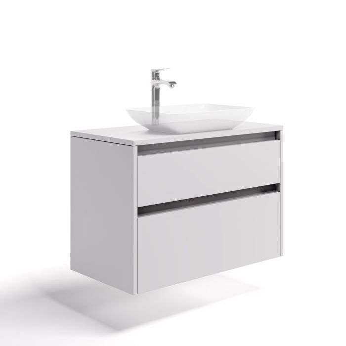 Тумба у ванну MODERN ТП2-85 зі стільницею (біла)