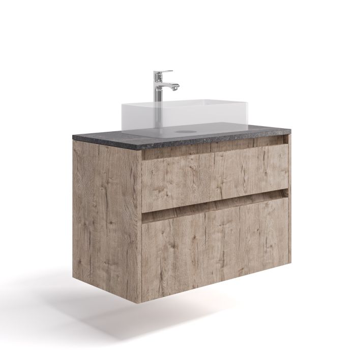 Тумба у ванну MODERN ТП2-85 з стільницею ( сіра)